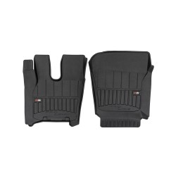 Tappetini per auto Proline 3D compatibili con DAF XD dal 2022 in poi su misura in gomma | Note: versione con sedile da cinema destro | Set di tappetini premium | Materiale TPE durevole | Bordi più alti